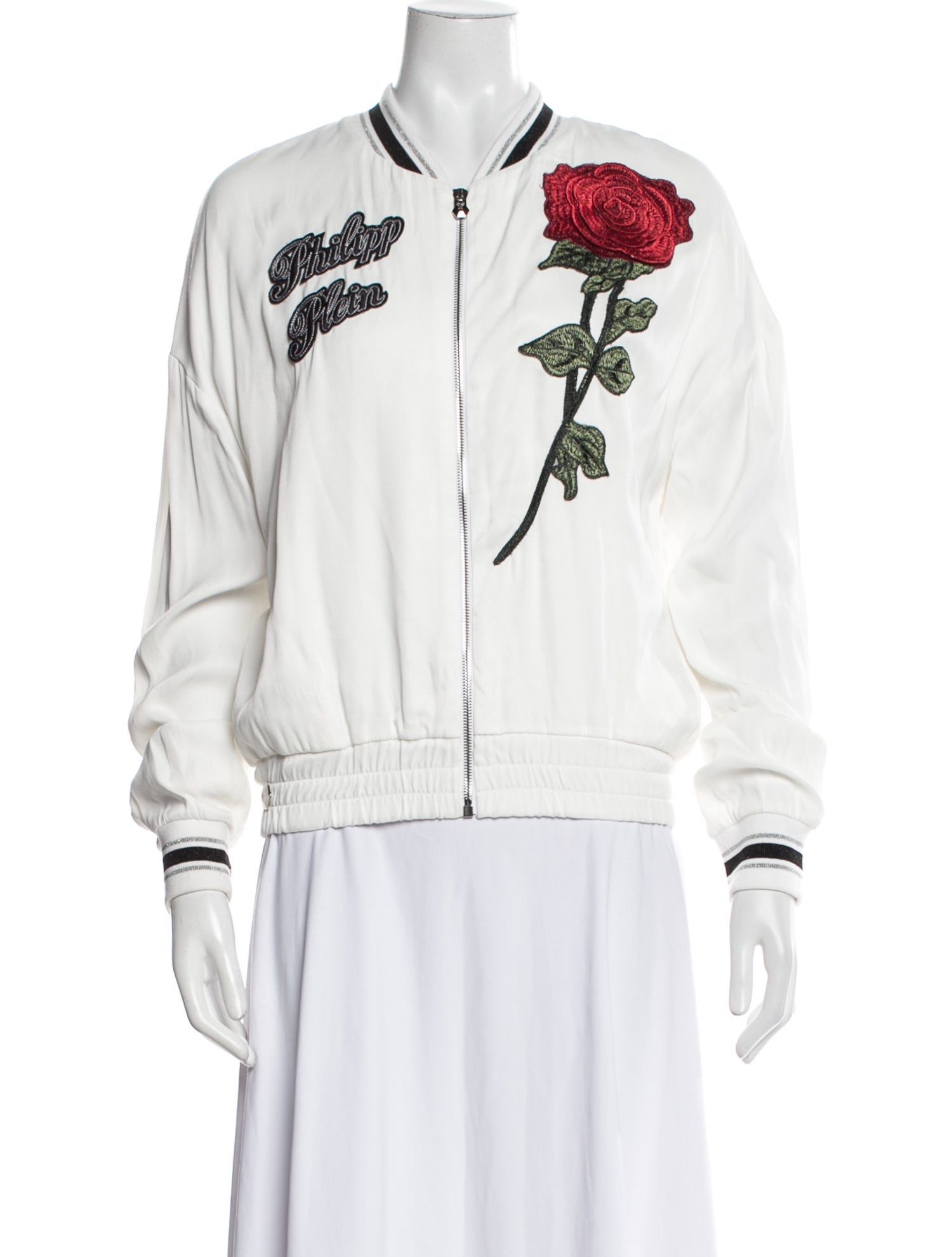 Philipp Plein Graphic Print Bomber Jacket