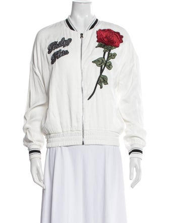 Philipp Plein Graphic Print Bomber Jacket