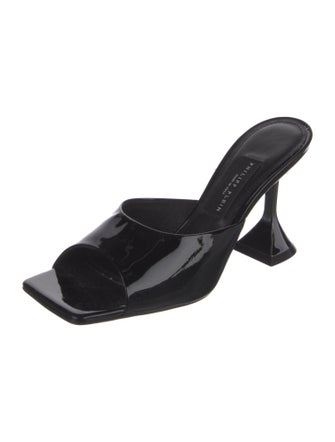 Philipp Plein Patent Leather Slides