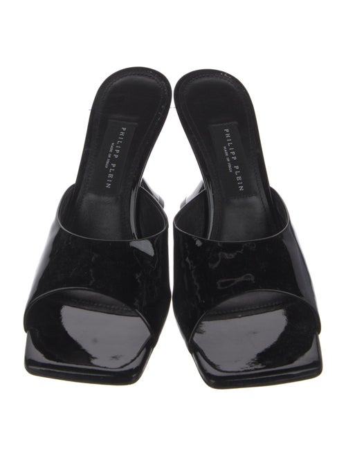 Philipp Plein Patent Leather Slides