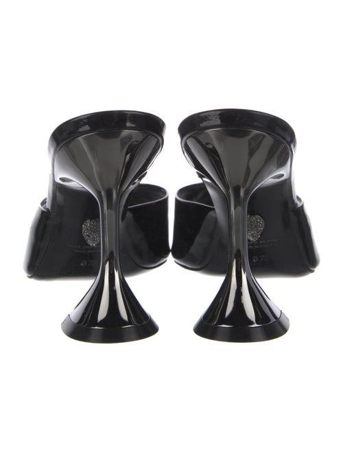 Philipp Plein Patent Leather Slides