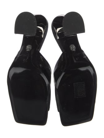 Philipp Plein Patent Leather Slides