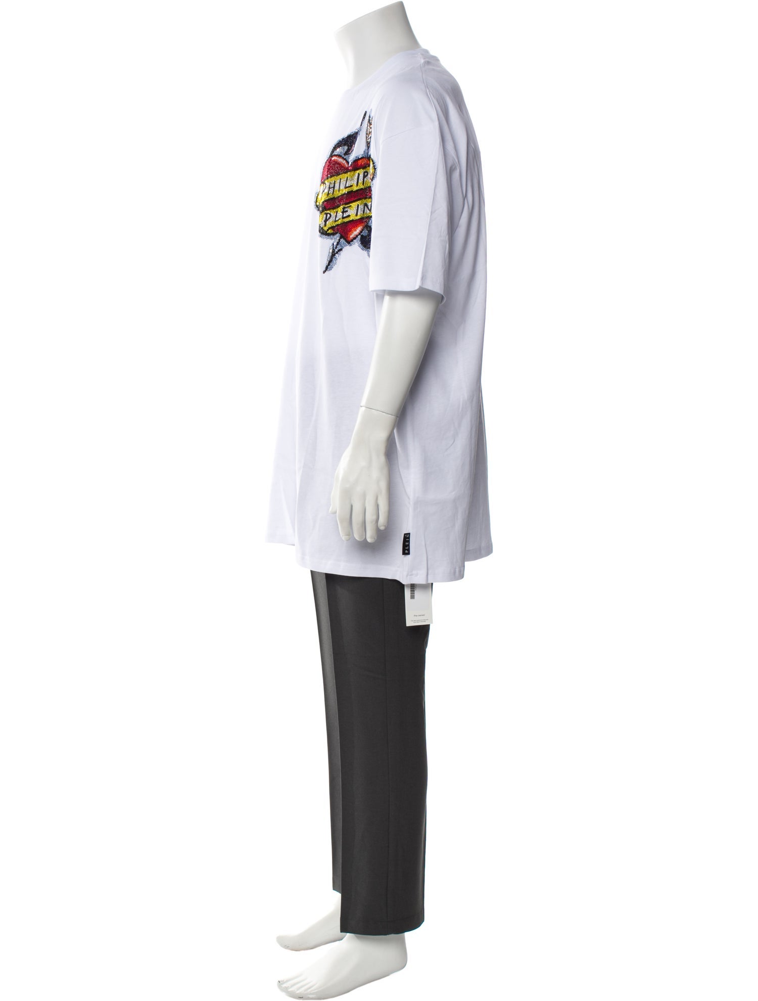 Philipp Plein Graphic Print Crew Neck T-Shirt w/ Tags