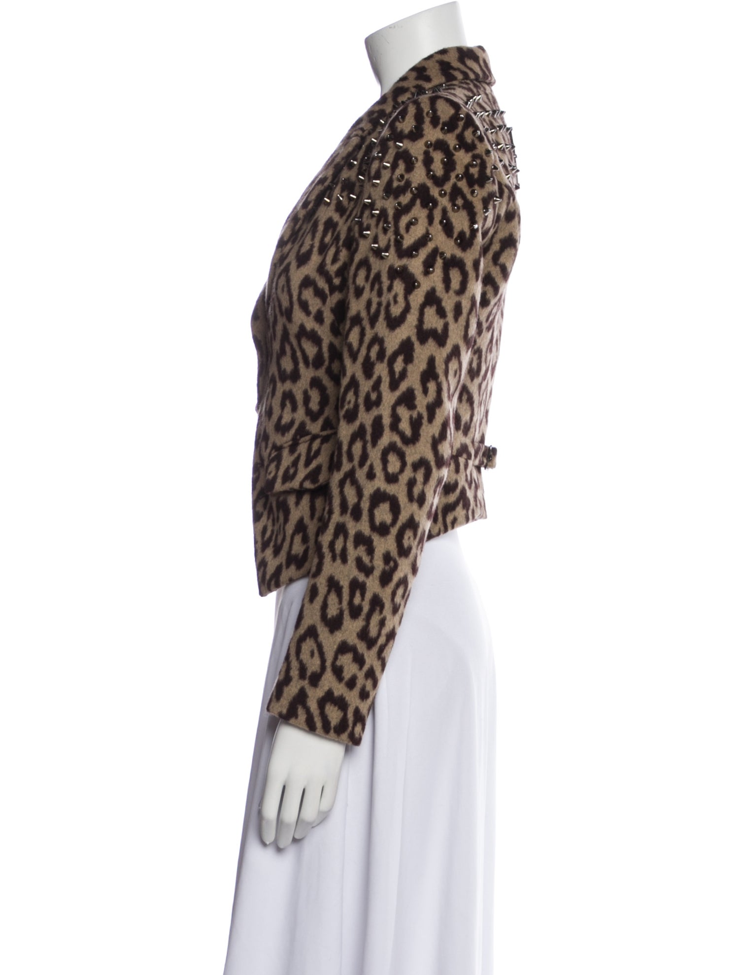 Philipp Plein Animal Print Blazer