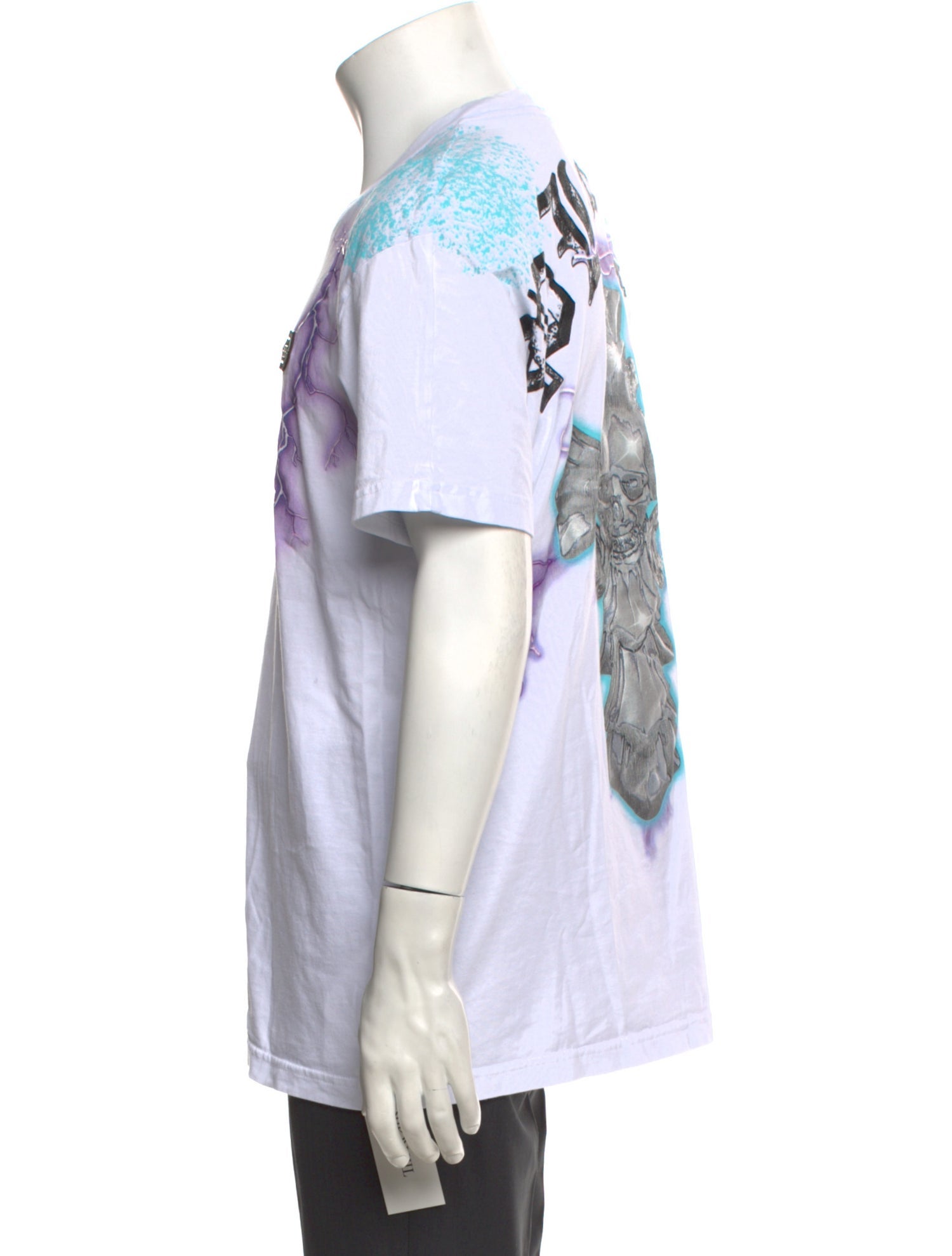 Philipp Plein Graphic Print Crew Neck T-Shirt