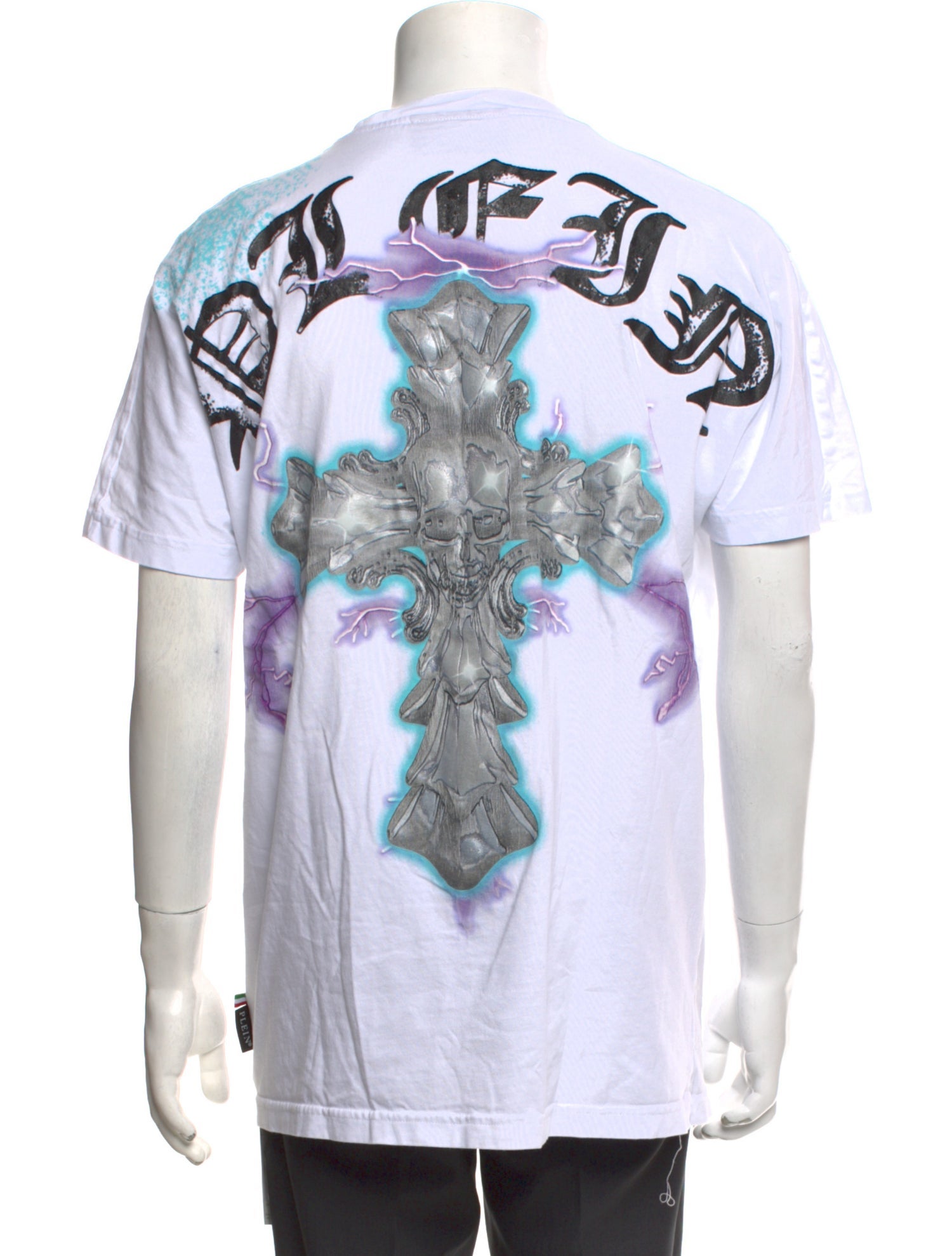 Philipp Plein Graphic Print Crew Neck T-Shirt