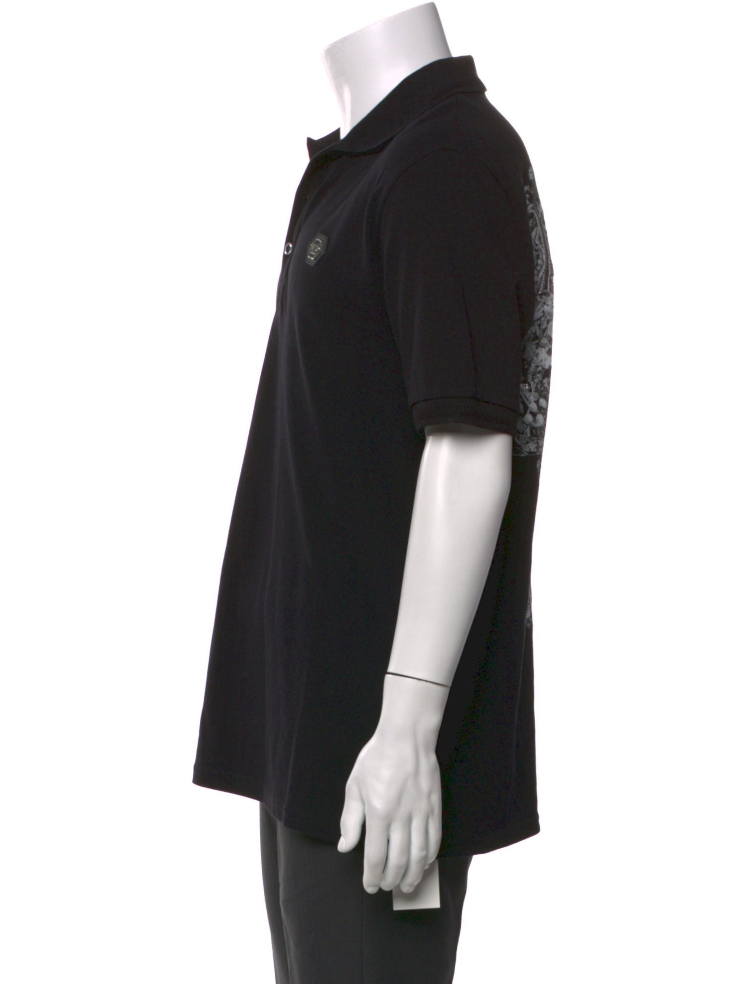 Philipp Plein Collar Short Sleeve Polo Shirt