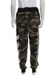 Philipp Plein Camouflage Print Raw-Edge Trim Lounge Bottoms