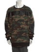 Philipp Plein Camouflage Print Scoop Neck Sweatshirt