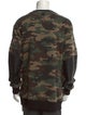 Philipp Plein Camouflage Print Scoop Neck Sweatshirt