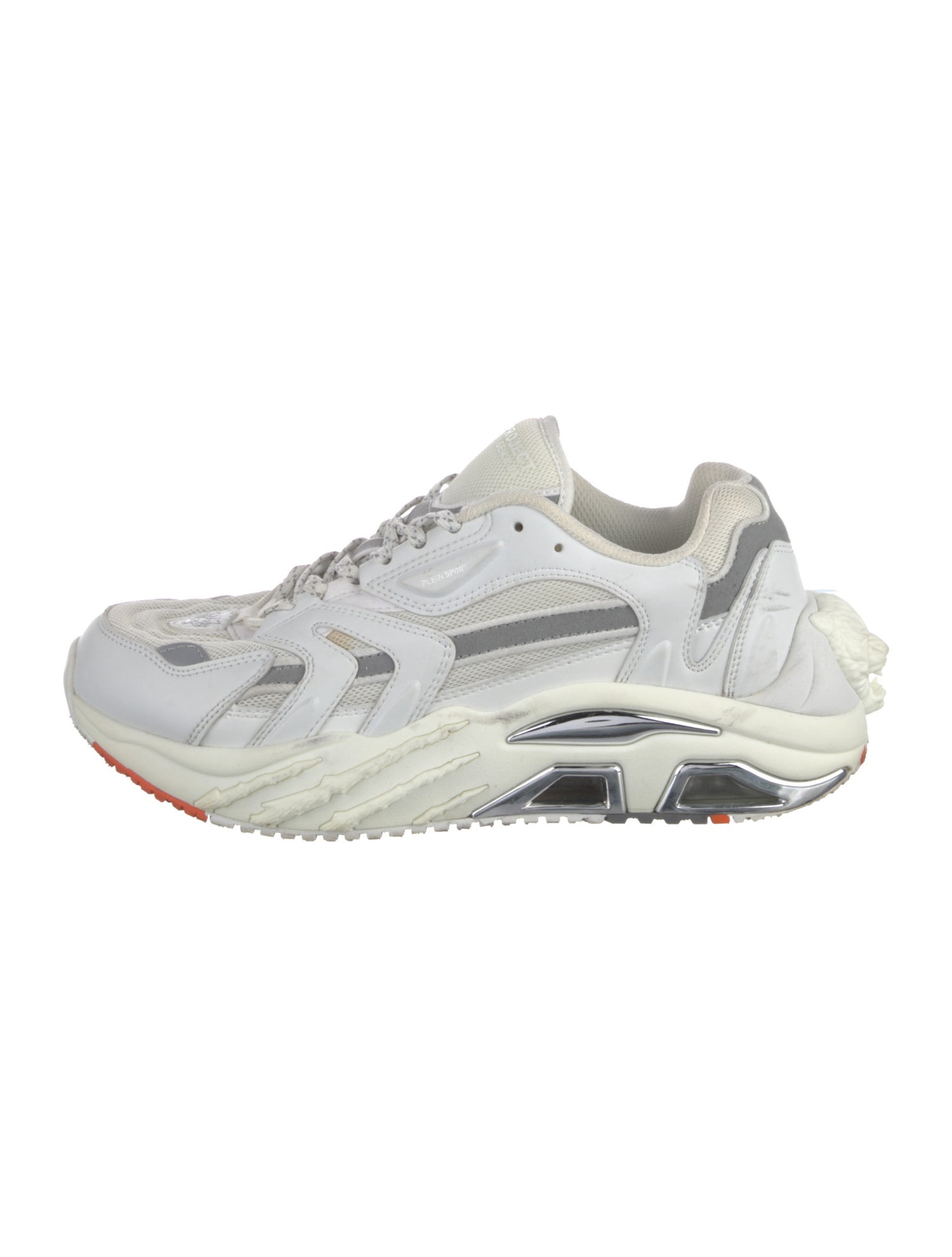 Philipp Plein Leather Printed Sneakers