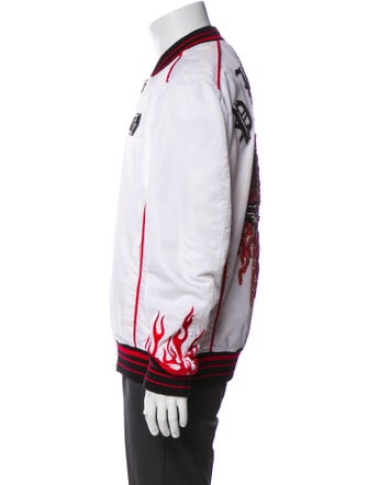 Philipp Plein Graphic Print Varsity Jacket