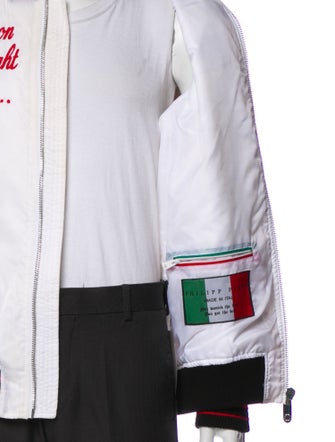 Philipp Plein Graphic Print Varsity Jacket