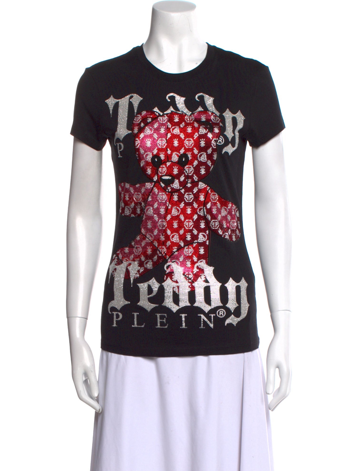 Philipp Plein Graphic Print Crew Neck T-Shirt