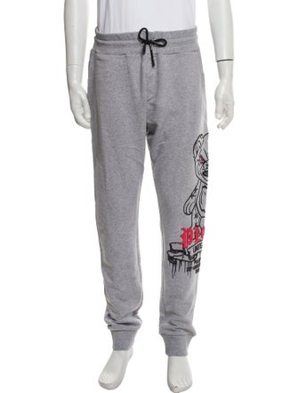 Philipp Plein Graphic Print Lounge Bottoms