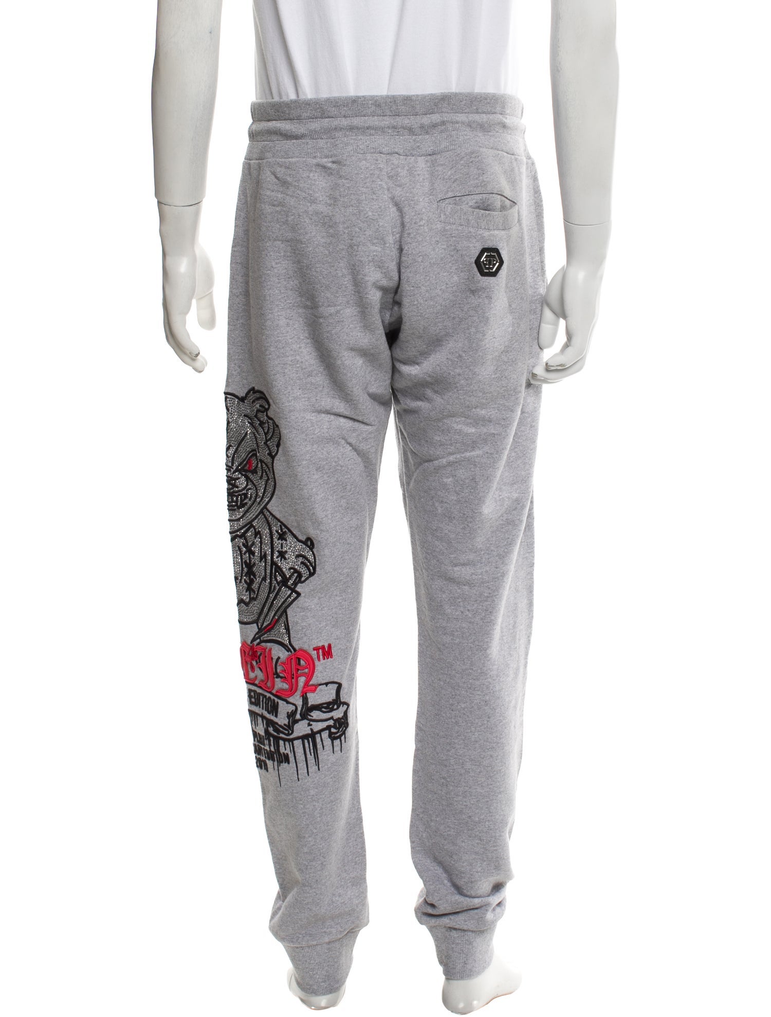 Philipp Plein Graphic Print Lounge Bottoms