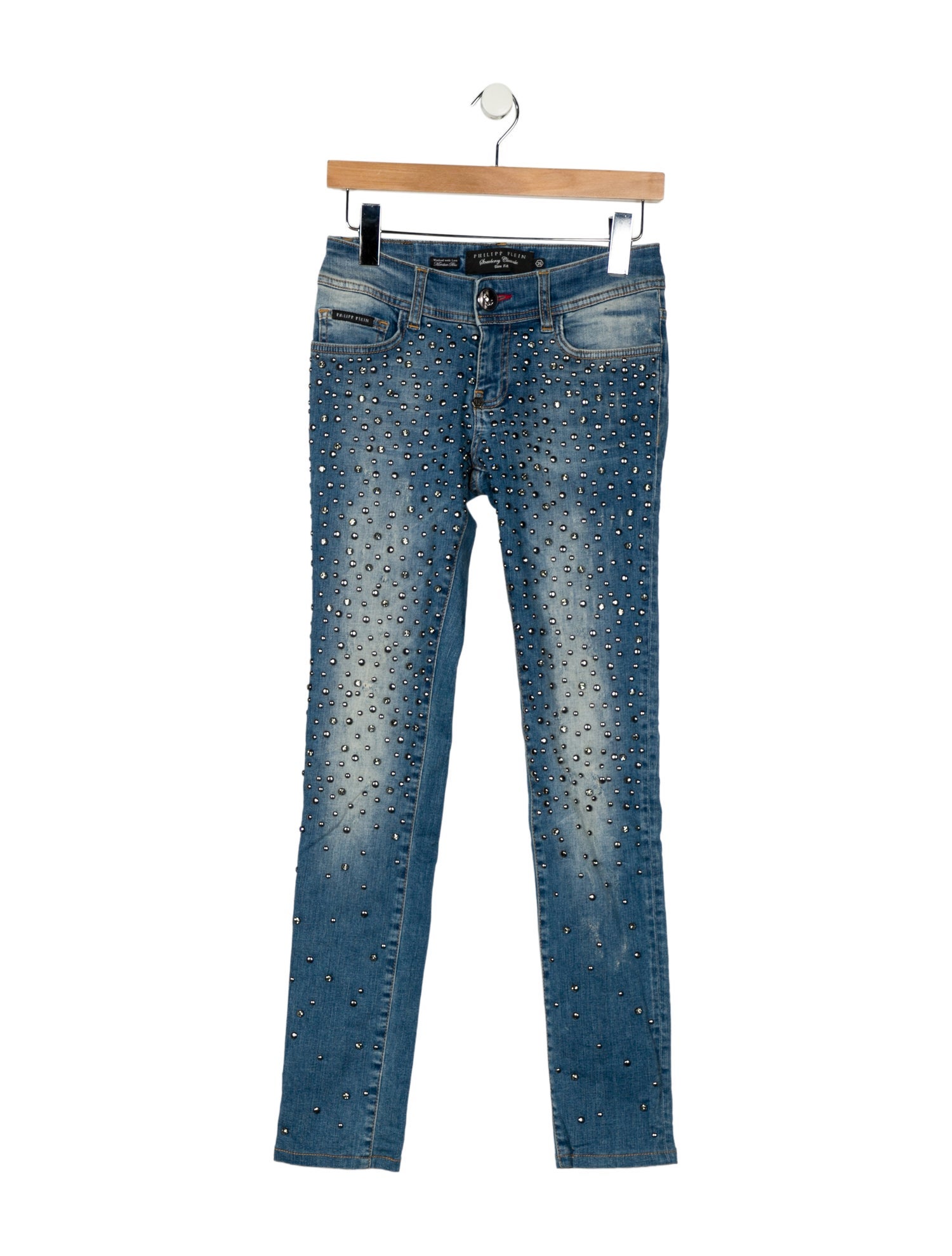 Philipp Plein Low-Rise Skinny Leg Jeans