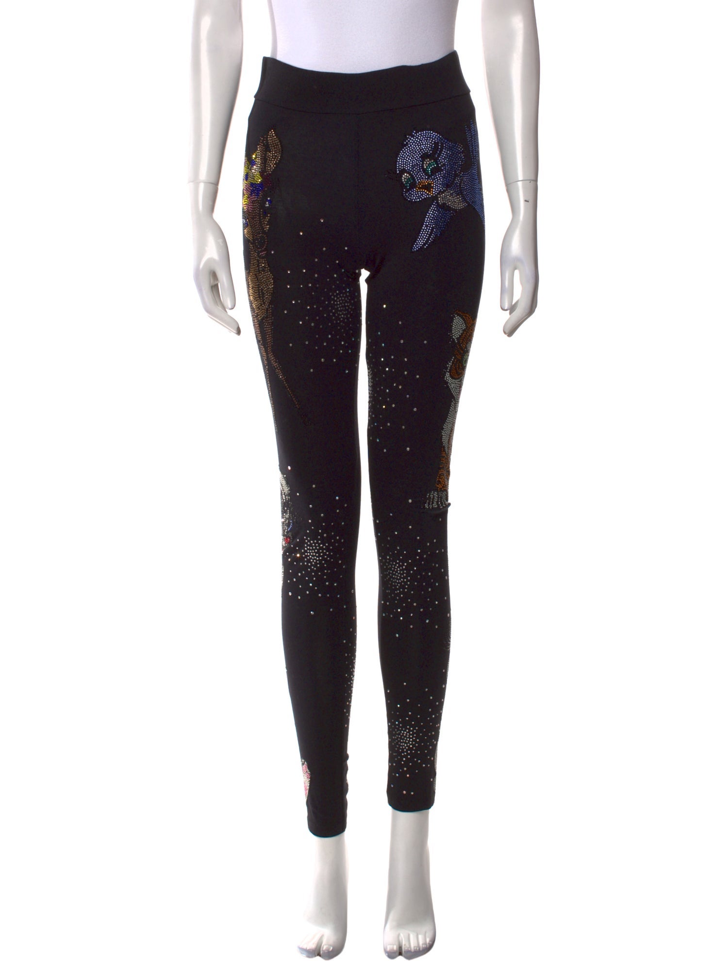 Philipp Plein Printed Skinny Leg Pants