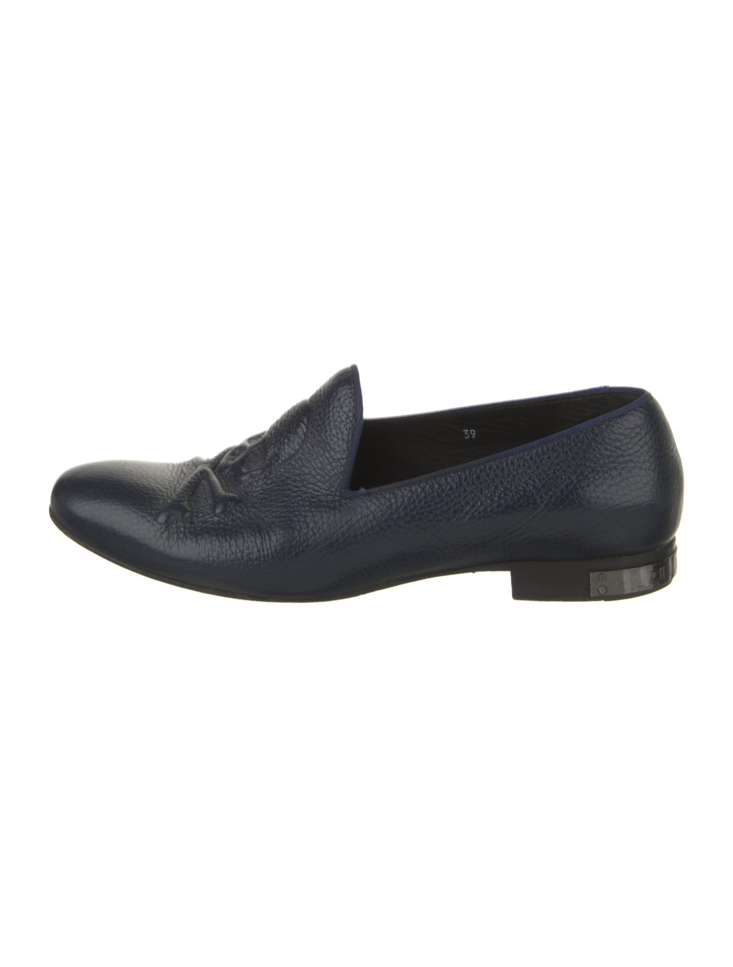 Philipp Plein Leather Loafers