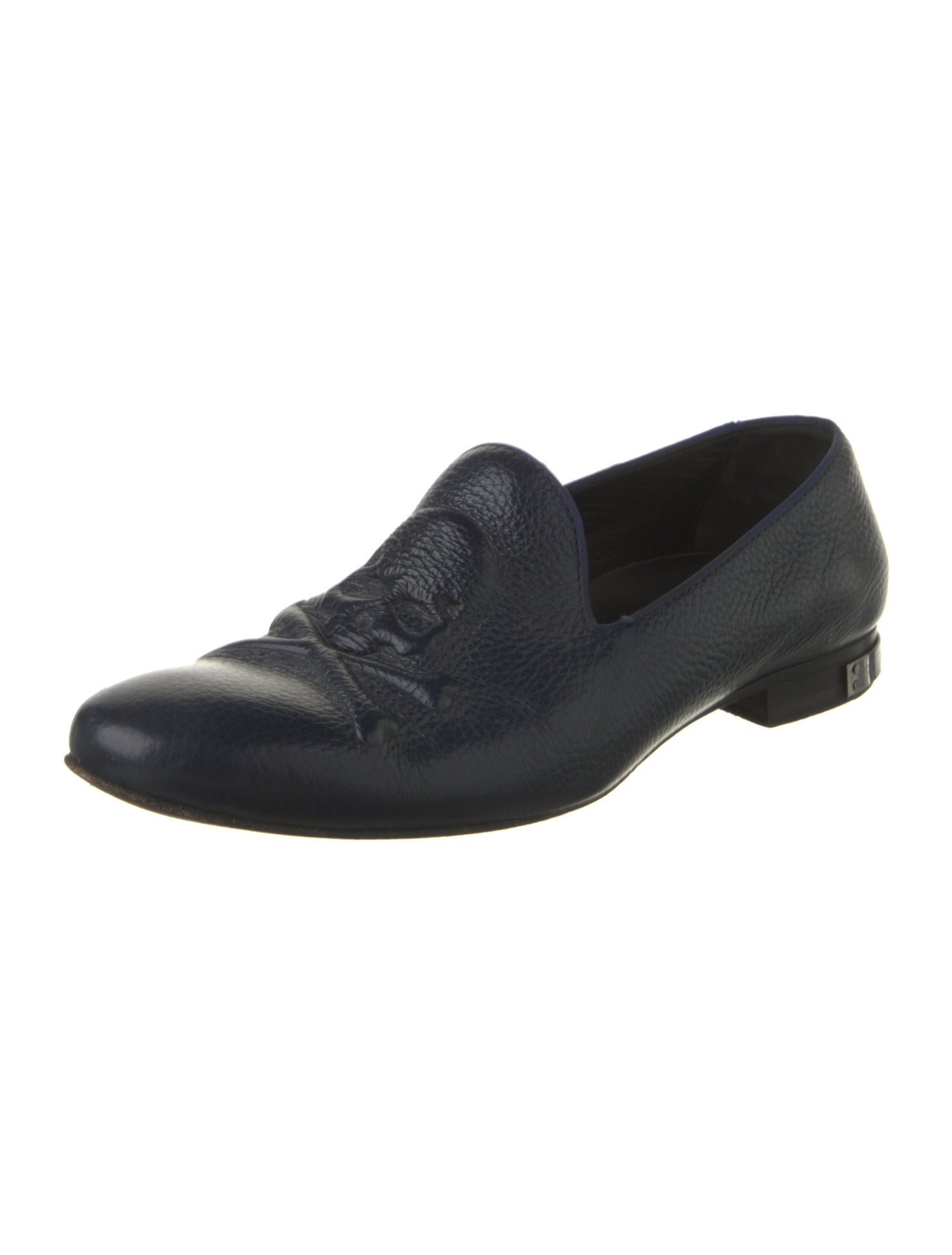 Philipp Plein Leather Loafers