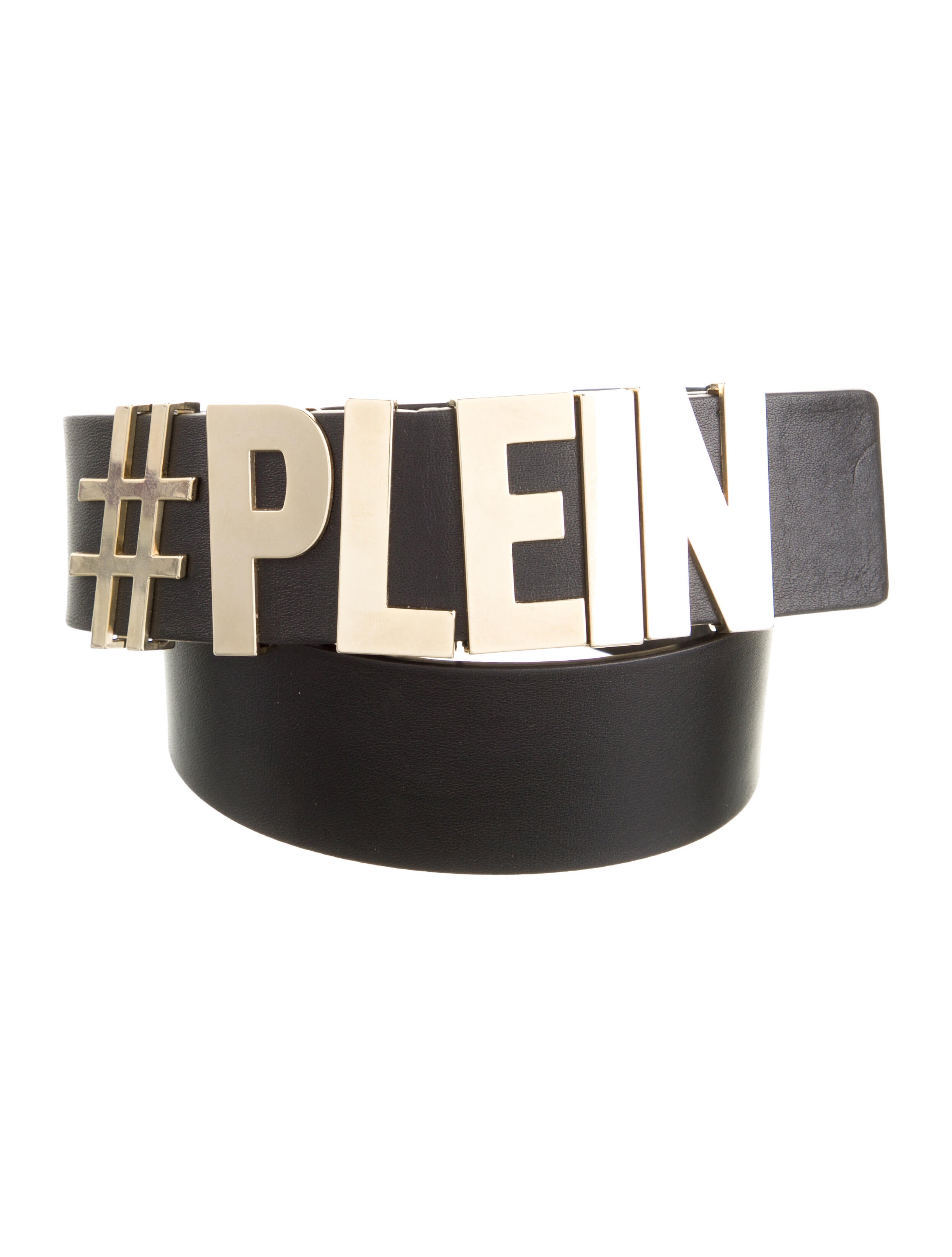 Philipp Plein Leather Waist Belt