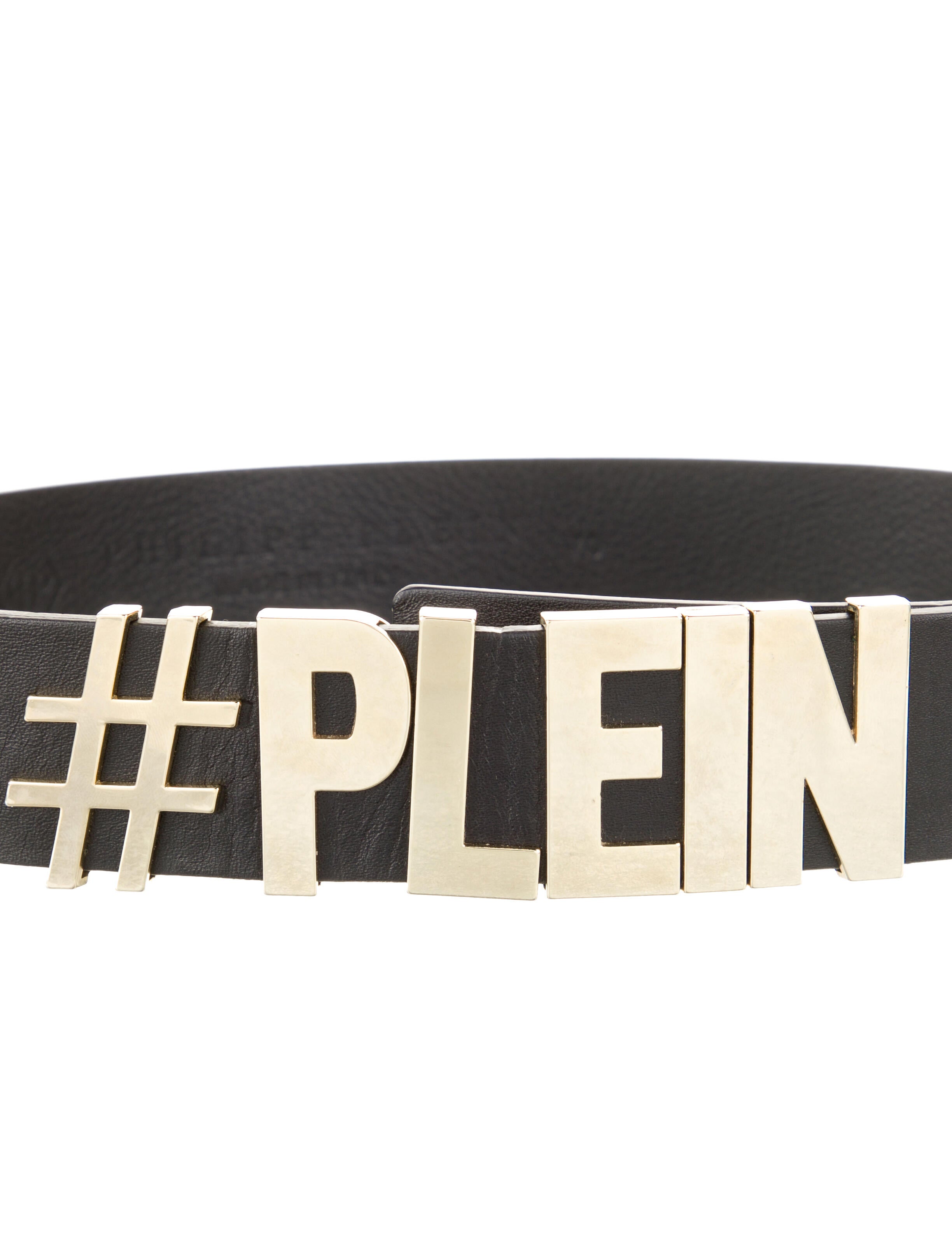 Philipp Plein Leather Waist Belt