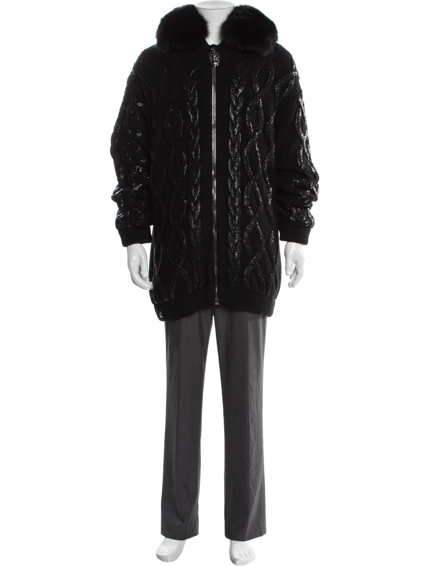 Philipp Plein Wool Parka