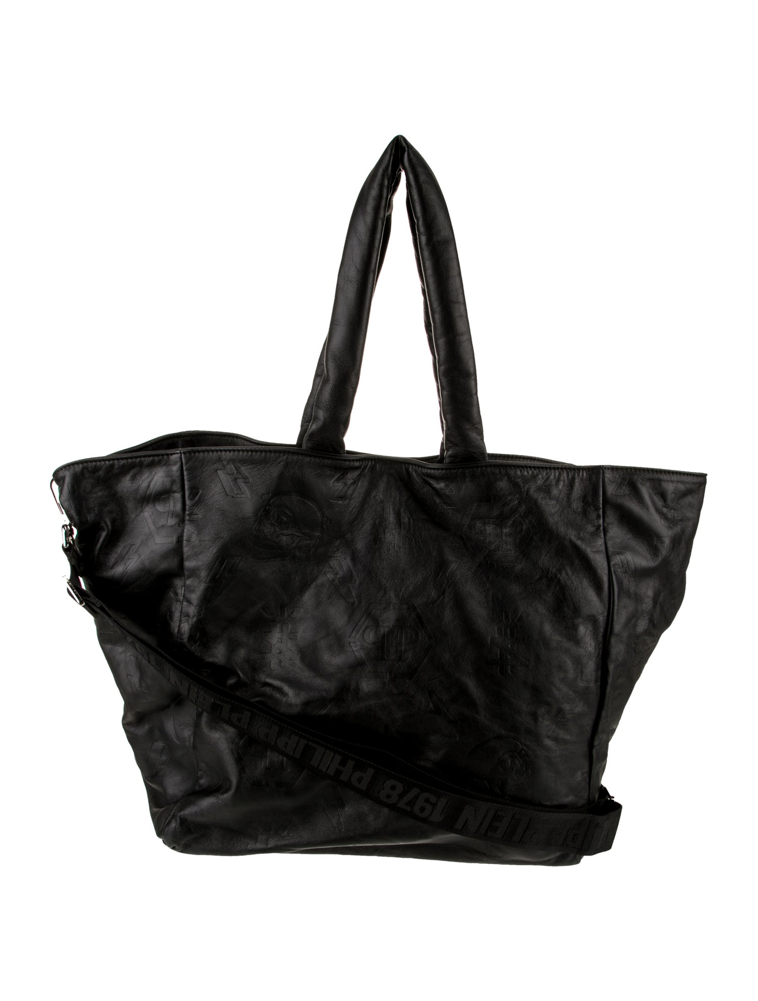 Philipp Plein Leather Shoulder Bag