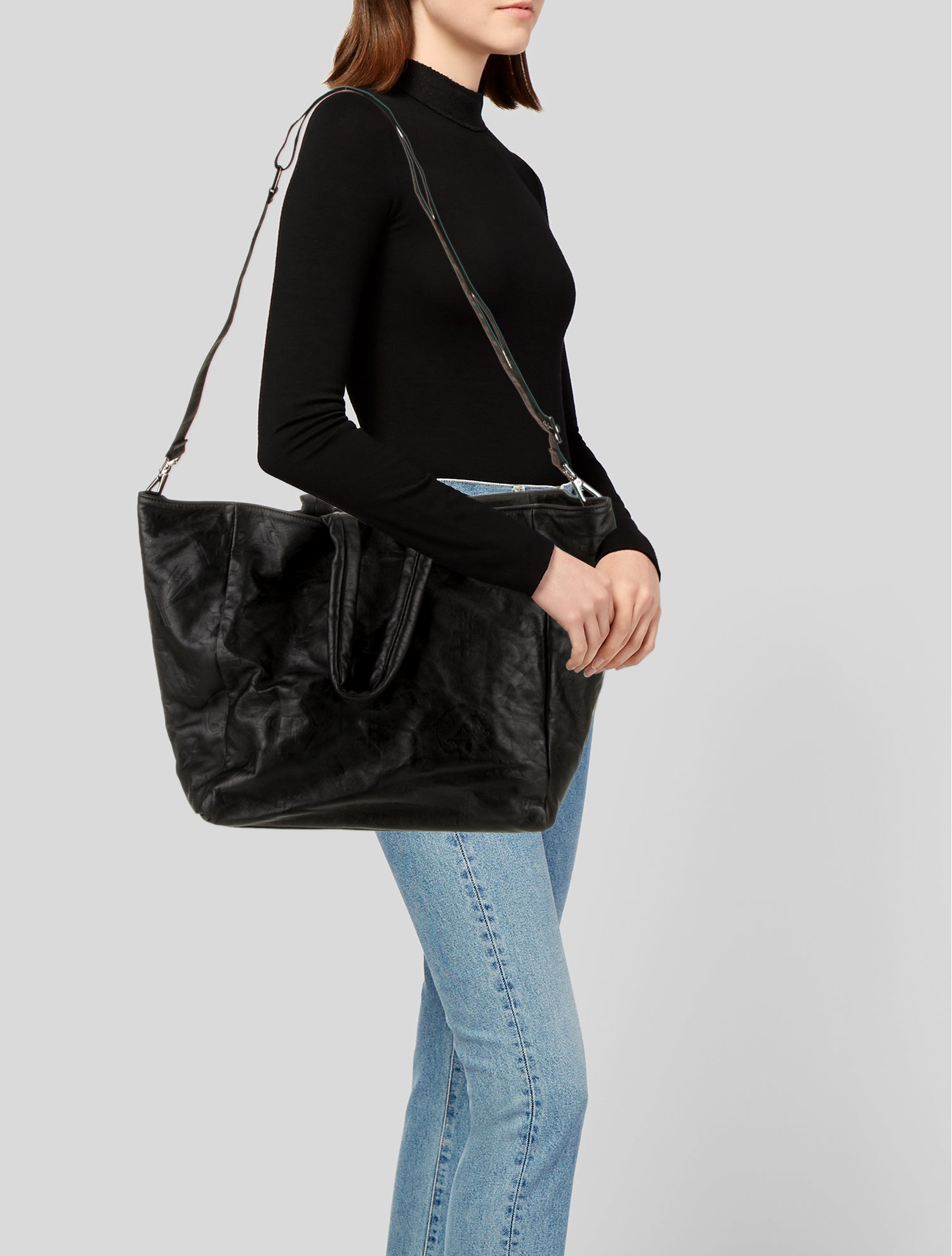 Philipp Plein Leather Shoulder Bag