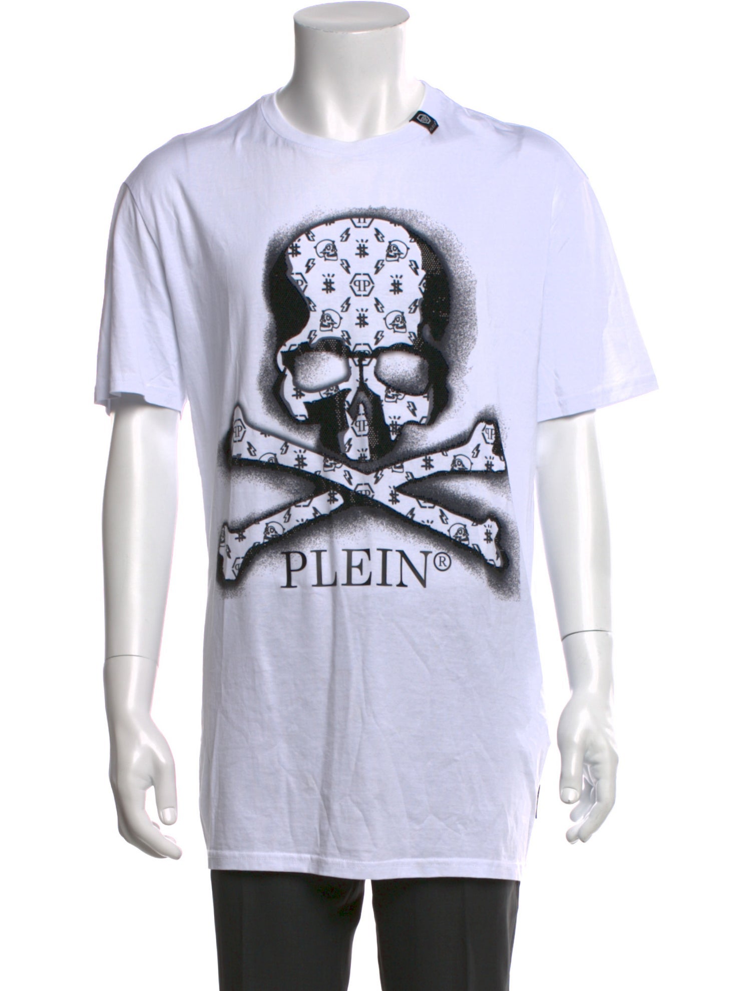 Philipp Plein Graphic Print Crew Neck T-Shirt