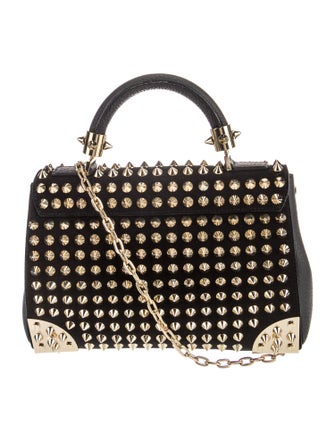Philipp Plein Leather Top Handle Bag