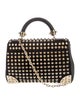 Philipp Plein Leather Top Handle Bag