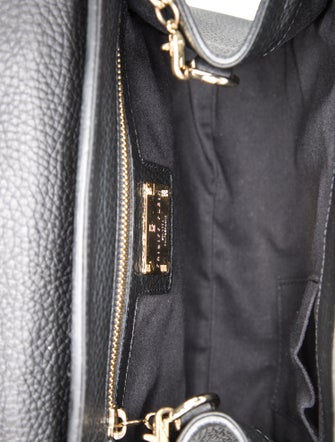 Philipp Plein Leather Top Handle Bag