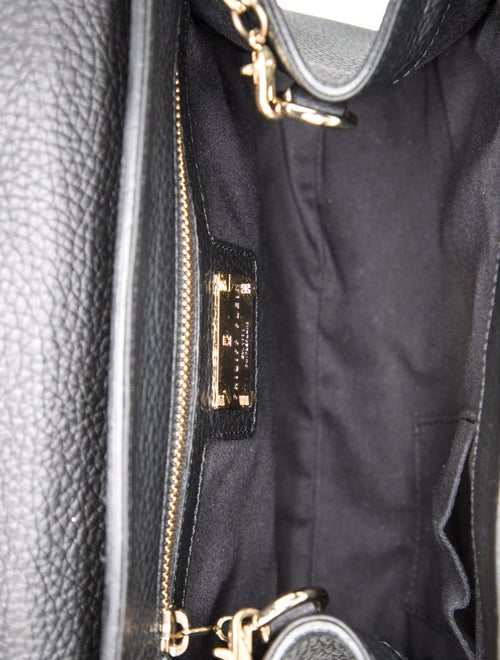 Philipp Plein Leather Top Handle Bag