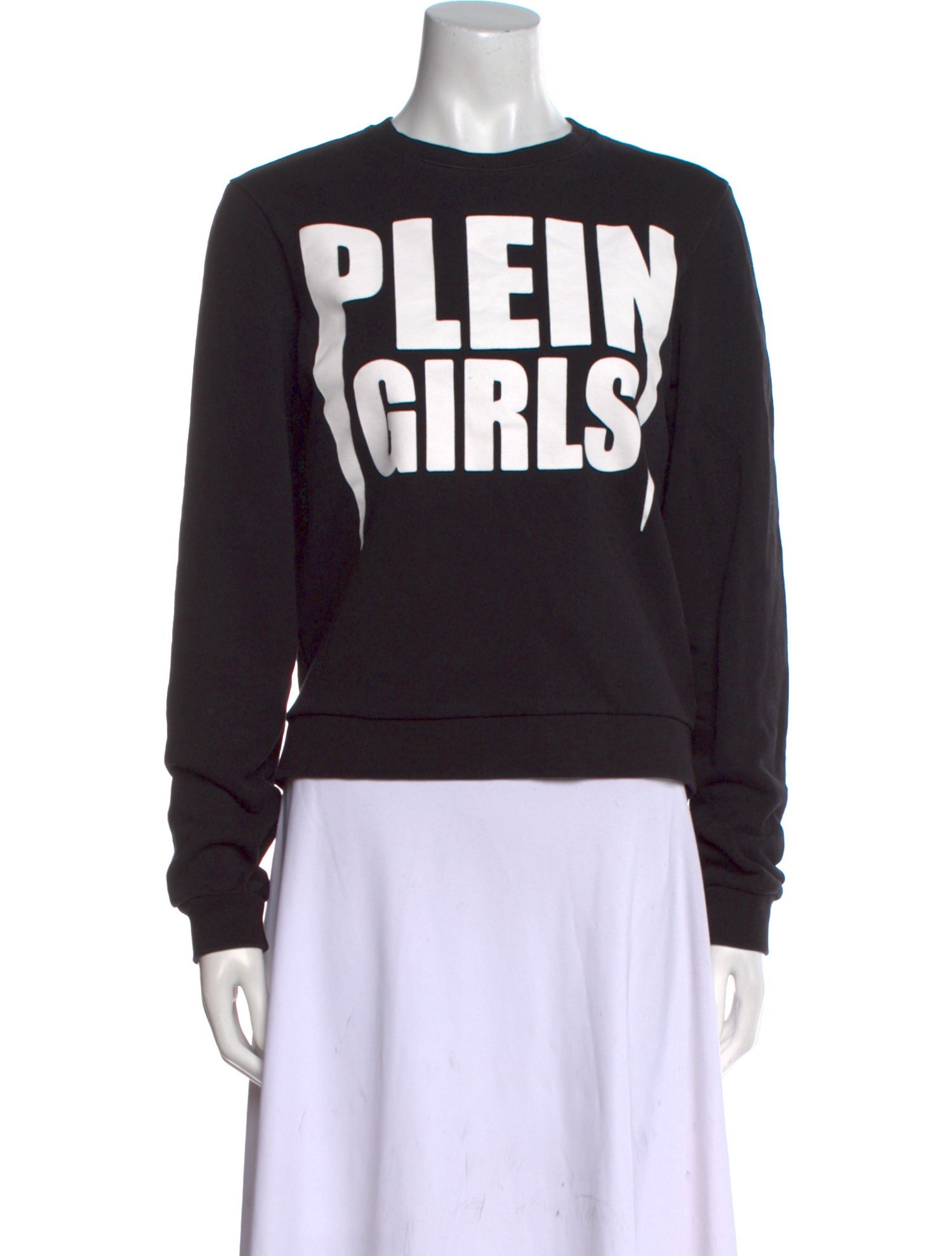 Philipp Plein Graphic Print Crew Neck Sweatshirt