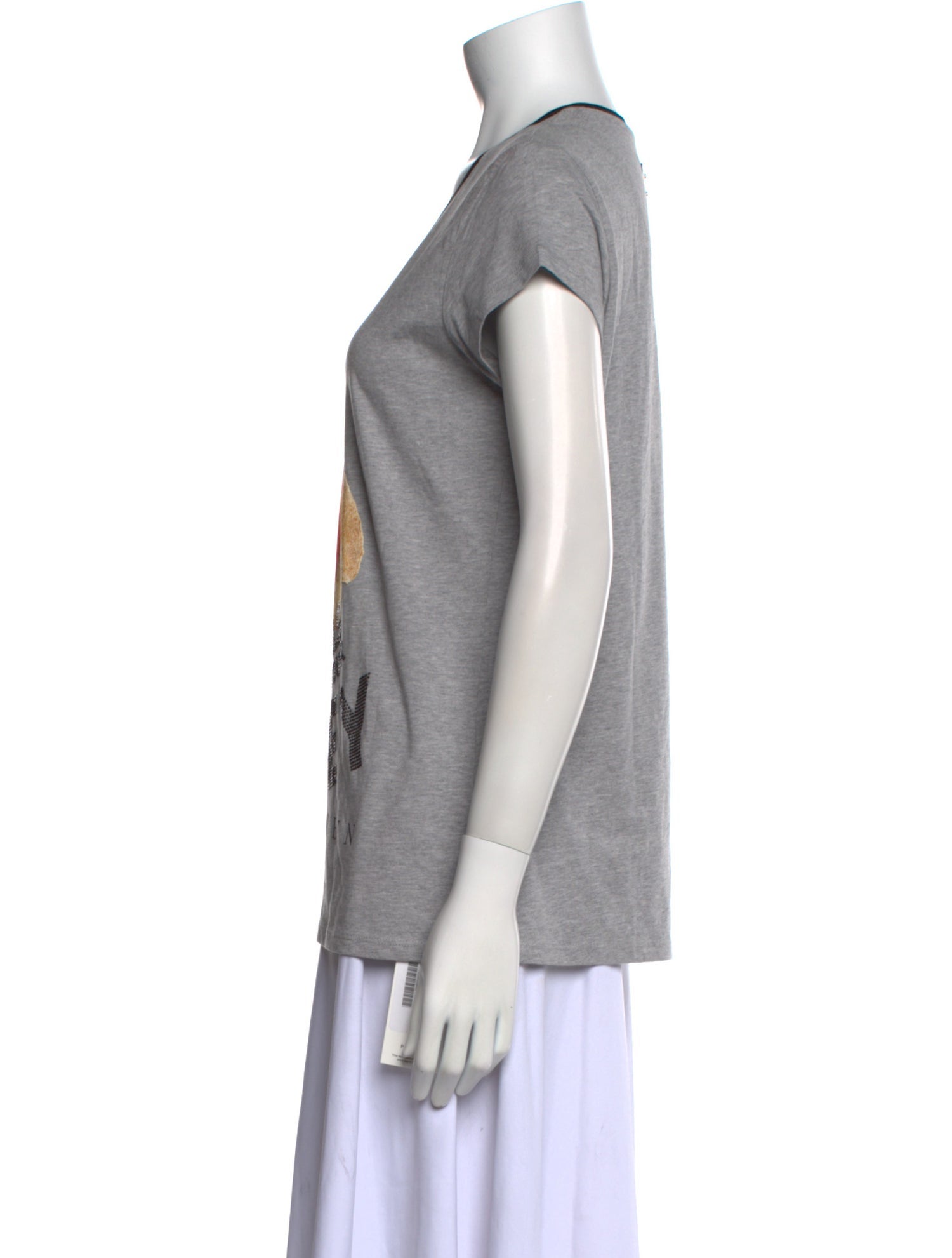 Philipp Plein Graphic Print Scoop Neck T-Shirt