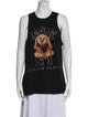 Philipp Plein Graphic Print Crew Neck Top