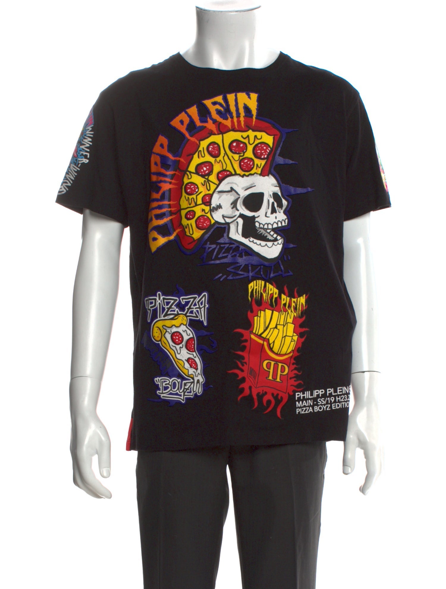 Philipp Plein Graphic Print Crew Neck T-Shirt