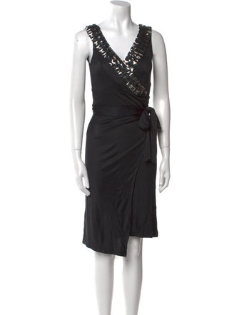 Philipp Plein Silk V-Neck Tunic