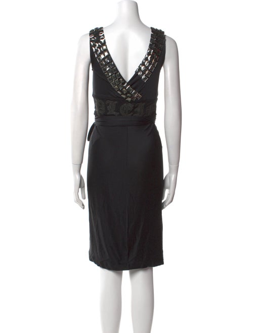 Philipp Plein Silk V-Neck Tunic