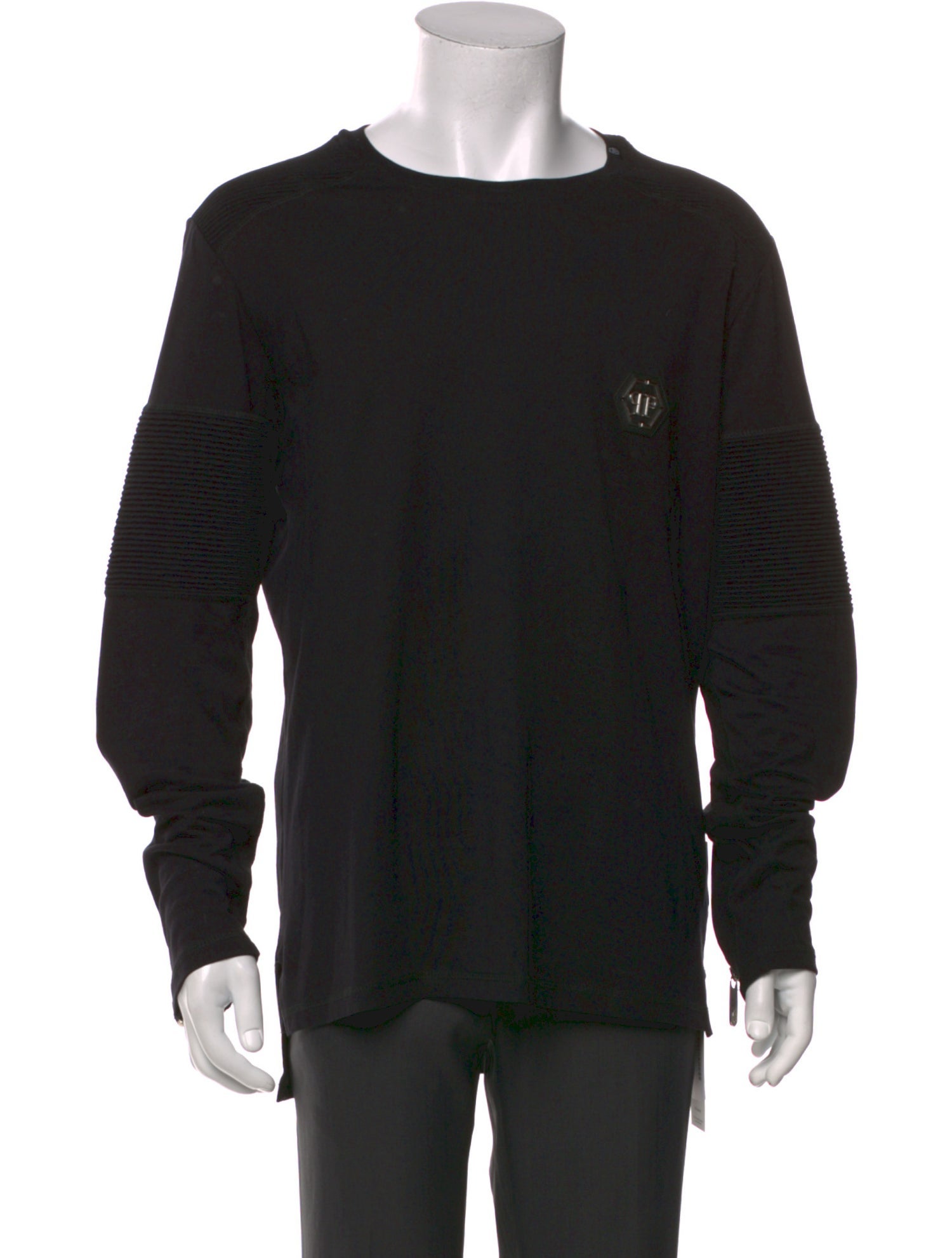 Philipp Plein Crew Neck Long Sleeve T-Shirt