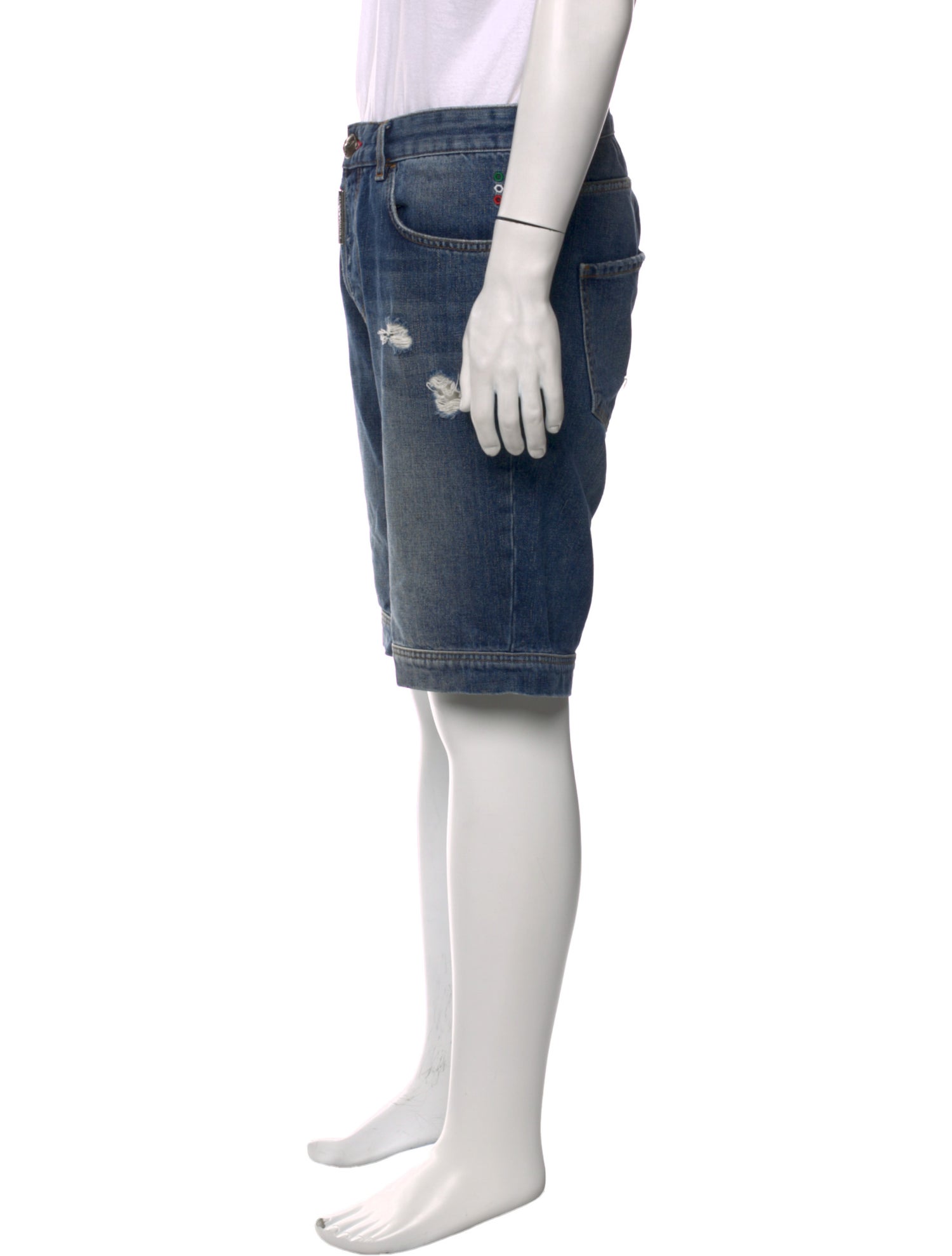 Philipp Plein Denim Shorts