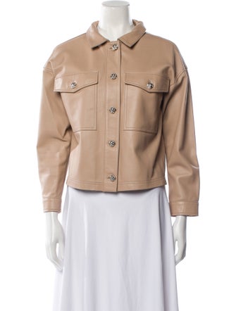 Philipp Plein Leather Utility Jacket