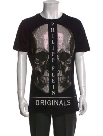 Philipp Plein Graphic Print Crew Neck T-Shirt