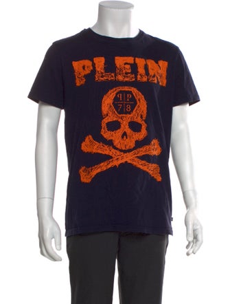 Philipp Plein Graphic Print Crew Neck T-Shirt
