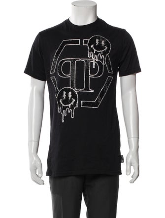 Philipp Plein Graphic Print Crew Neck T-Shirt