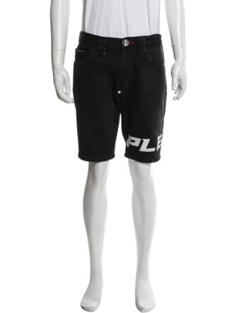 Philipp Plein Graphic Print Jogger Shorts