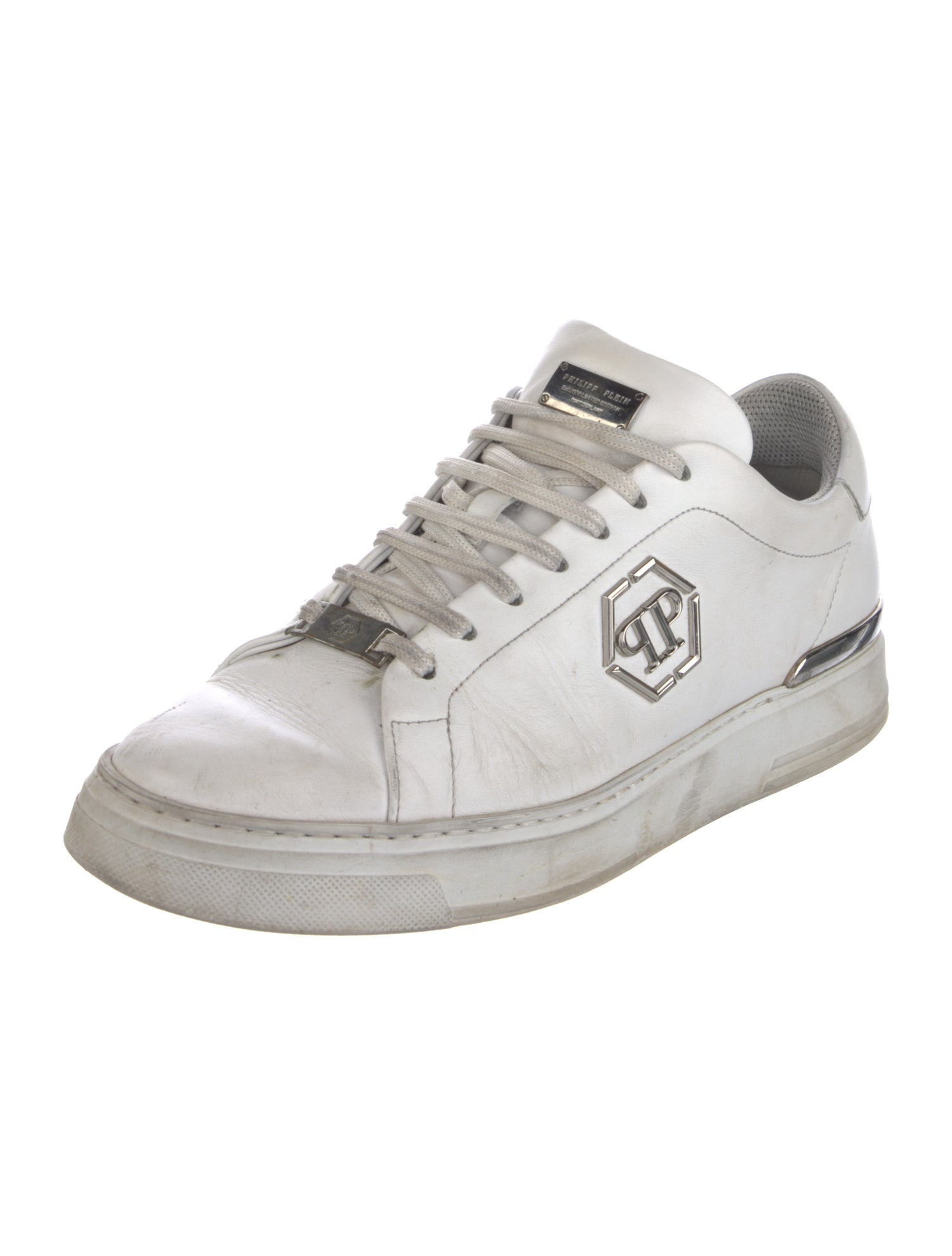 Philipp Plein Leather Sneakers