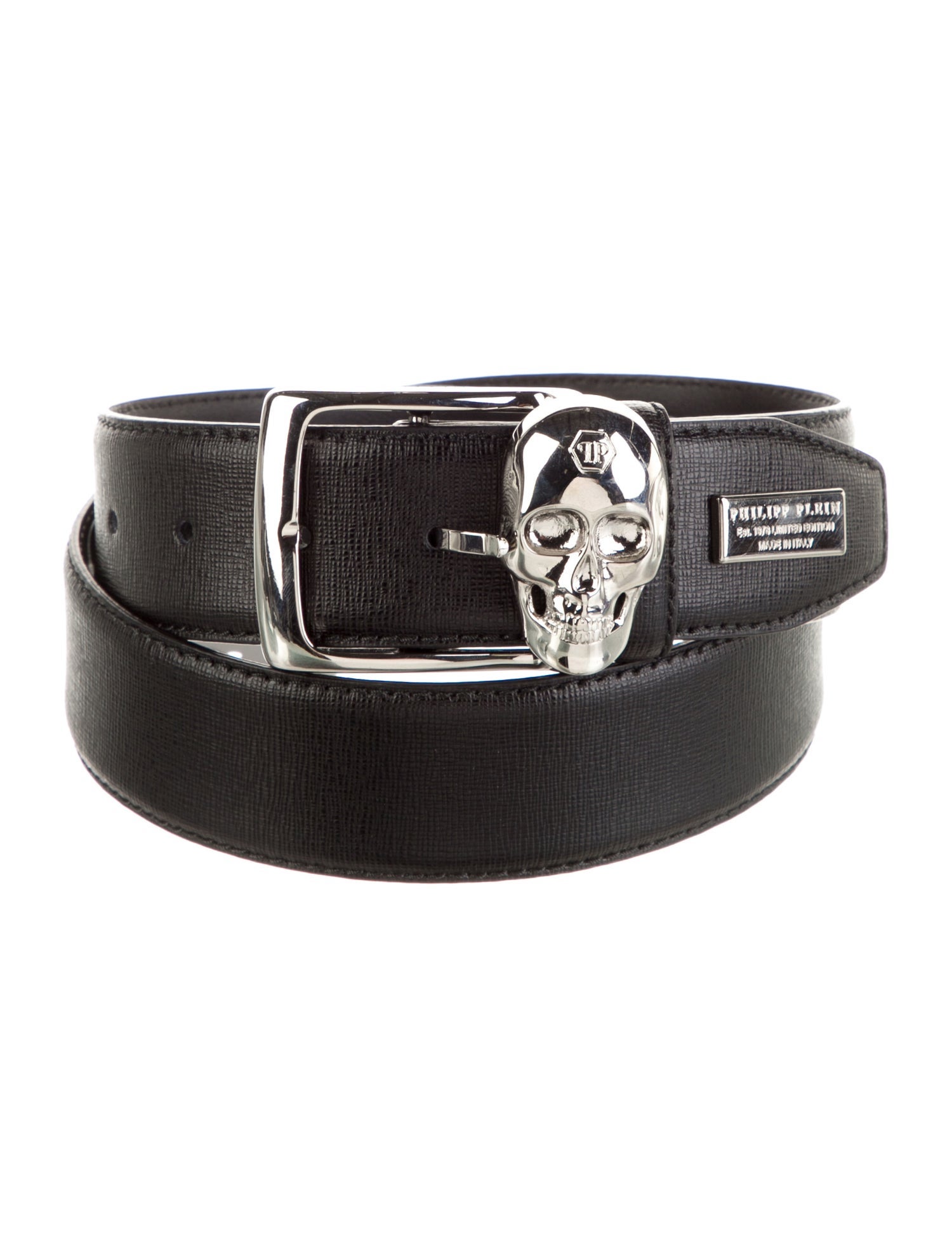 Philipp Plein Leather Belt