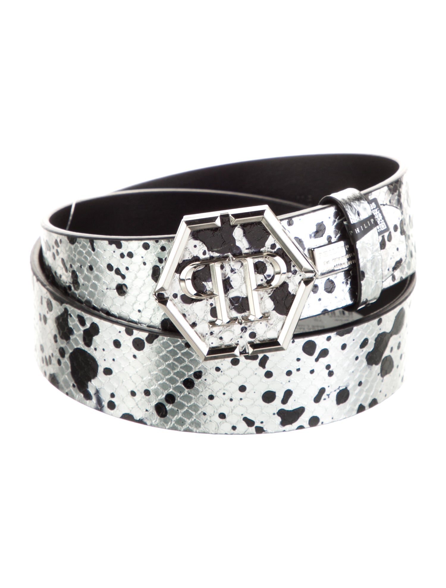 Philipp Plein Leather Belt